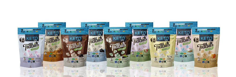 
            
                Load image into Gallery viewer, KETO Bundle - Try All Delicious Flavors ( pay only for 8 and get all 9 flavors) Keto line Tidbitsfunbites 
            
        